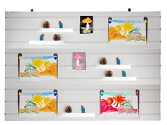 Стенд экспозиционный навесной для детских работ - fgospostavki.ru - Сергиев Посад