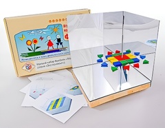 Игровой набор Фребеля "Мозаика геометрическая 3D" - fgospostavki.ru - Сергиев Посад