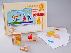 Игровой набор Фребеля "Конструктор деревянный без соединений-1" (Серия "Эксперимент") - fgospostavki.ru - Сергиев Посад