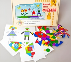 Игровой набор Фребеля "Конструктор плоскостной-4" (Серия "Эксперимент") - fgospostavki.ru - Сергиев Посад