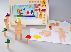 Игровой набор Фребеля "Конструктор деревянный без соединений-3" (Серия "Эксперимент") - fgospostavki.ru - Сергиев Посад