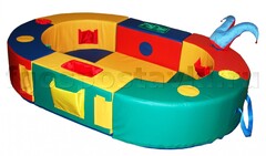 Манеж овальный 180х120х25 сантиметров - fgospostavki.ru - Сергиев Посад