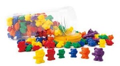 Счетный материал фигурки "Мишки с рюкзаками" - fgospostavki.ru - Сергиев Посад