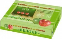 Счетный материал на магнитах "Яблоки" - fgospostavki.ru - Сергиев Посад