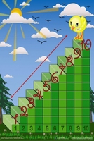 Интерактивная таблица на магнитах "Лесенка для счета" - fgospostavki.ru - Сергиев Посад