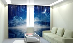 Комплект светонепроницаемых штор "Ночное небо" - fgospostavki.ru - Сергиев Посад