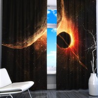 Комплект светонепроницаемых штор "Планеты" - fgospostavki.ru - Сергиев Посад