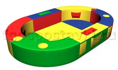 Манеж овальный 150х100х30 сантиметров - fgospostavki.ru - Сергиев Посад