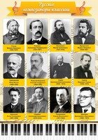 Стенд "Русские композиторы-классики" - fgospostavki.ru - Сергиев Посад