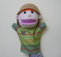 Кукла "Веселый рассказчик" Пожарный - fgospostavki.ru - Сергиев Посад