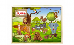 Интерактивная светозвуковая панель «Зверинец» - fgospostavki.ru - Сергиев Посад