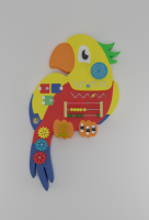 Бизиборд «Разноцветный попугай» - fgospostavki.ru - Сергиев Посад