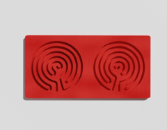 Межполушарная доска №10 красная - fgospostavki.ru - Сергиев Посад