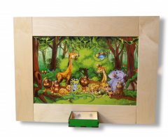 Тактильно-развивающая панель «Мир зверей» - fgospostavki.ru - Сергиев Посад