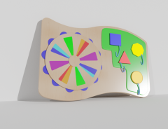 Тактильно-развивающая панель «Яркие краски» - fgospostavki.ru - Сергиев Посад