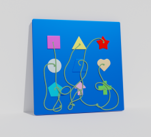 Тактильно-развивающая панель «Геометрия» - fgospostavki.ru - Сергиев Посад