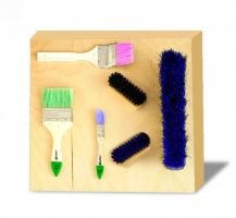 Тактильно-развивающая панель с мягкими кисточками - fgospostavki.ru - Сергиев Посад