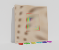 Тактильно-развивающая панель «Радужная мозаика» - fgospostavki.ru - Сергиев Посад