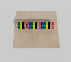 Тактильно-развивающая панель с разноцветными кругами - fgospostavki.ru - Сергиев Посад