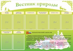 Стенд "Вестник природы" Вариант 4 - fgospostavki.ru - Сергиев Посад