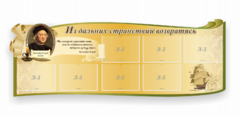 Стенд резной "Из дальних странствий возвратясь" - fgospostavki.ru - Сергиев Посад