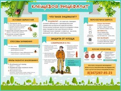 Стенд "Клещевой энцефалит" - fgospostavki.ru - Сергиев Посад