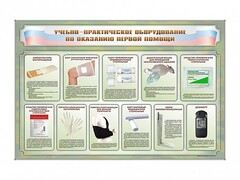 Стенды "Учебно-практическое оборудование по оказанию первой помощи" - fgospostavki.ru - Сергиев Посад