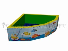Бассейн угловой с шелкографией - fgospostavki.ru - Сергиев Посад