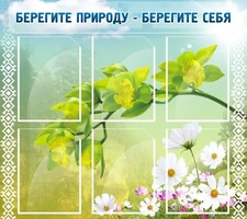 Стенд "Берегите природу - берегите себя" - fgospostavki.ru - Сергиев Посад