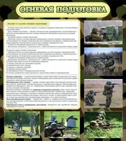 Стенд "Огневая подготовка" Вариант 2 - fgospostavki.ru - Сергиев Посад