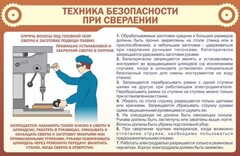 Стенд "Техника безопасности при сверлении" - fgospostavki.ru - Сергиев Посад