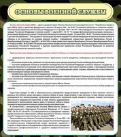 Стенд "Основы военной службы" - fgospostavki.ru - Сергиев Посад