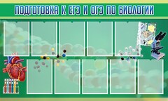 Стенд "Подготовка к ЕГЭ и ОГЭ по биологии" Вариант 2 - fgospostavki.ru - Сергиев Посад