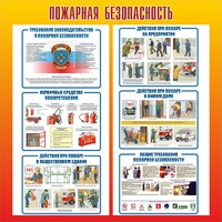 Стенд "Пожарная безопасность" Вариант 4 - fgospostavki.ru - Сергиев Посад