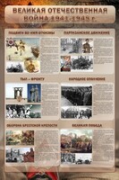 Стенд "Великая Отечественная война" (события) - fgospostavki.ru - Сергиев Посад