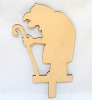 Персонаж для теневого театра "Баба Яга" - fgospostavki.ru - Сергиев Посад