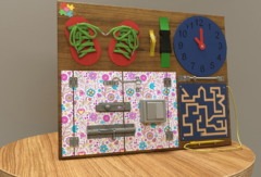 Бизиборд «Для девочек» - fgospostavki.ru - Сергиев Посад