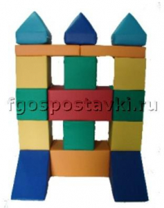 Мягкий модуль-конструктор "Башня" (17 элементов) - fgospostavki.ru - Сергиев Посад