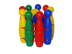 Кегли (9 штук, 2 мяча) - fgospostavki.ru - Сергиев Посад