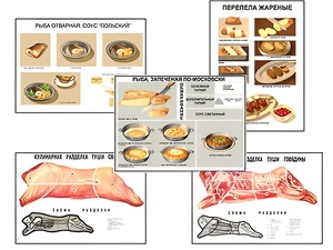 Плакаты ПРОФТЕХ "Кулинарные рецепты" (17 пл, винил, 70х100) - fgospostavki.ru - Сергиев Посад