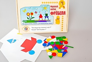 Игровой набор Фребеля "Конструктор плоскостной-1" (Серия "Эксперимент") - fgospostavki.ru - Сергиев Посад