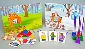 Игровой набор Фребеля "Заюшкина избушка" (серия "Сказочный мир". Выпуск 1) - fgospostavki.ru - Сергиев Посад