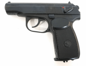 Массогабаритный лазерный макет пистолет Макарова ПМ со встроенным лазерным модулем и аккумуляторной батареей - fgospostavki.ru - Сергиев Посад