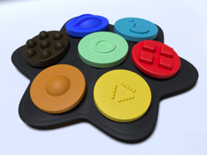 Полностью тактильный коммуникатор 7-кнопочный многоуровневый - fgospostavki.ru - Сергиев Посад