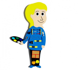 Бизиборд «Юный художник» - fgospostavki.ru - Сергиев Посад