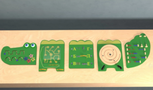 Бизиборд «Крокодил Гена» - fgospostavki.ru - Сергиев Посад