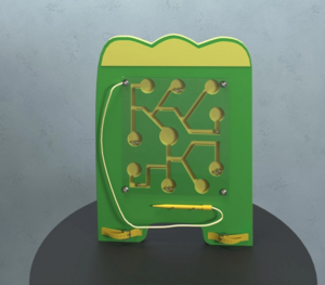 Бизиборд «Зеленый лабиринт» - fgospostavki.ru - Сергиев Посад