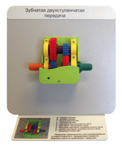 Демонстрационная модель "Зубчатая двухступенчатая передача"  - fgospostavki.ru - Сергиев Посад