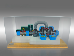 Наглядный макет "Разрез паровой турбины ТЭЦ" - fgospostavki.ru - Сергиев Посад