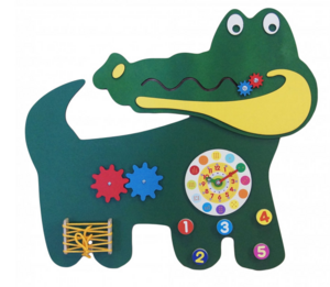 Бизиборд «Зеленый крокодил» - fgospostavki.ru - Сергиев Посад